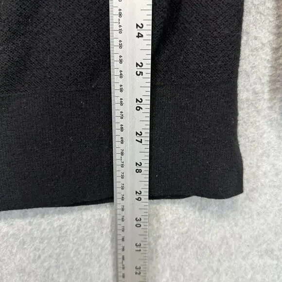 Gap Brooklyn Boat Neck Sweater Womens Small True Black Wool Blend Long Sleeve - Picture 8 of 10